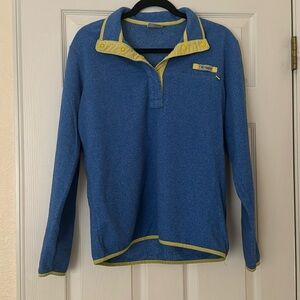 Columbia - PFG Harbourside Fleece Half Snap Blue Pullover - L